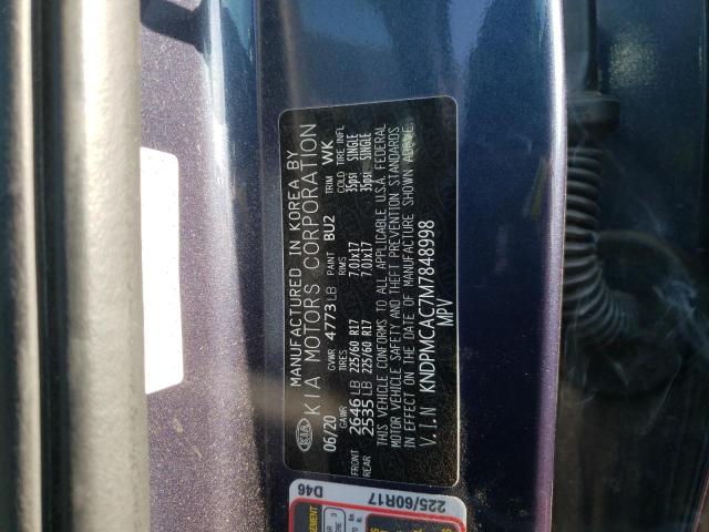 KNDPMCAC7M7848998 KIA Sportage Lx