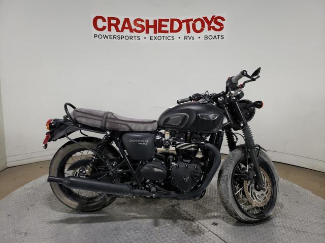 Salvage motorcycles for sale at Dallas, TX auction: 2019 Triumph Bonneville T120