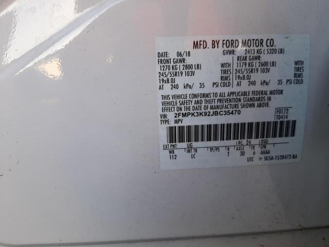 2018 FORD EDGE TITAN - 2FMPK3K92JBC35470