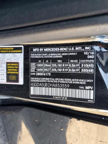 2017 MERCEDES-BENZ GLE 350 - 4JGDA5JB2HA853559