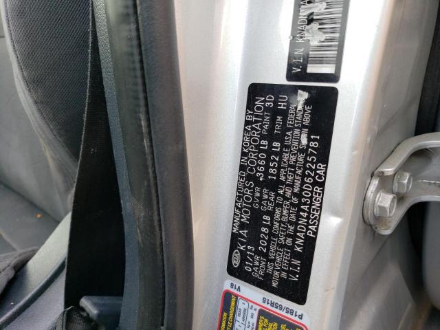 KNADN4A30D6225781 KIA RIO EX