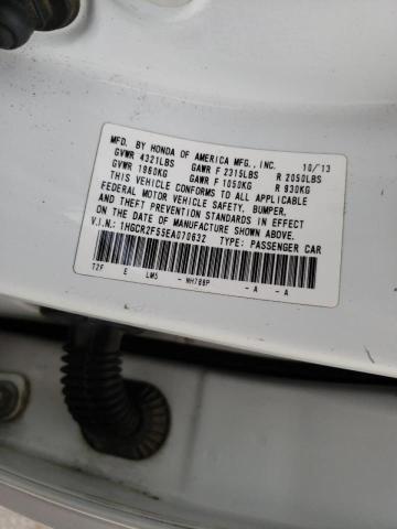 2014 HONDA ACCORD, 1HGCR2F55EA****** - 12