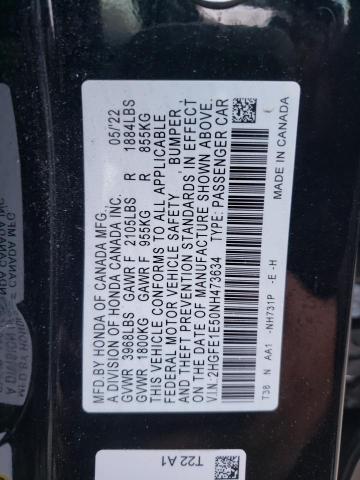 2022 HONDA CIVIC SI - 2HGFE1E50NH473634