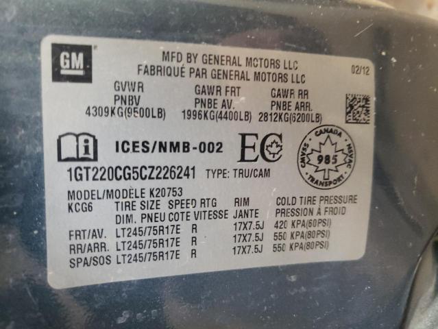 1GT220CG5CZ226241 GMC Sierra K2500 Sle