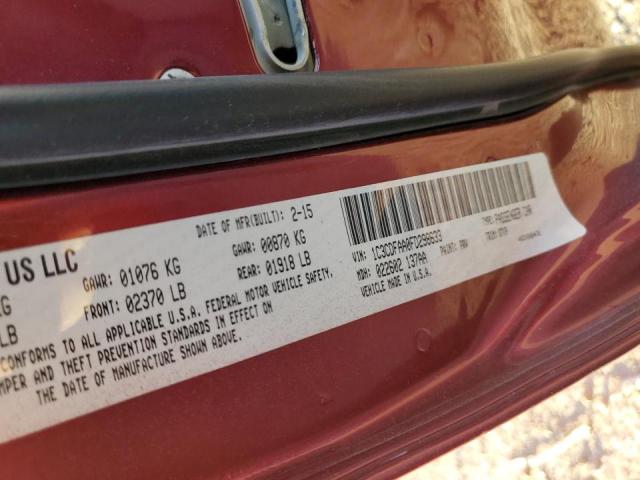 2015 DODGE DART SE 1C3CDFAA0FD298633