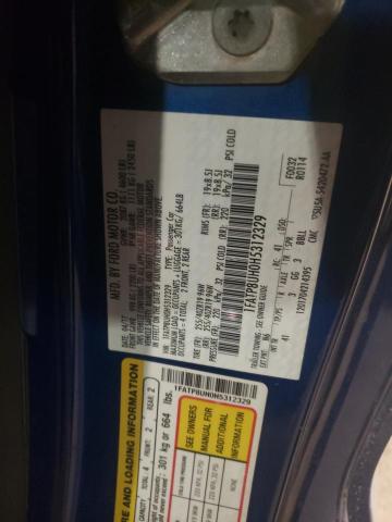 2017 FORD MUSTANG 1FATP8UH0H5312329
