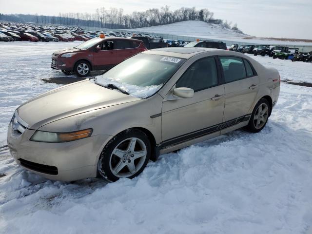 Salvage cars for sale from Copart Mcfarland, WI: 2005 Acura TL