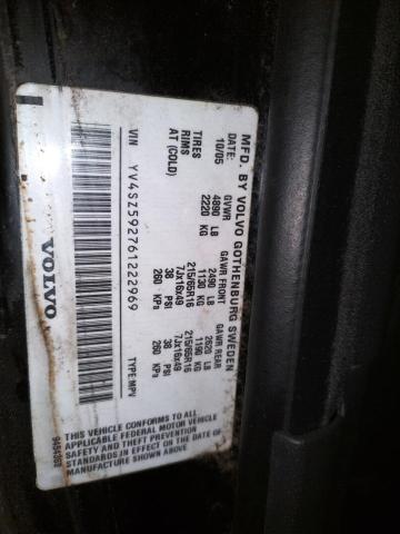 YV4SZ592761222969 Volvo XC70