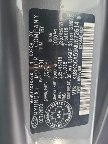 2021 HYUNDAI KONA LIMIT - KM8K3CA59MU672614