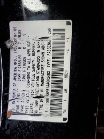 19UUA8F51AA002482 Acura TL