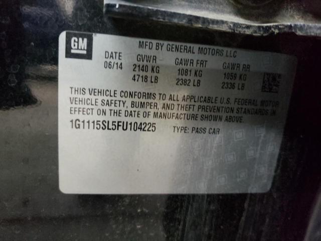 2015 CHEVROLET IMPALA LT - 1G1115SL5FU104225