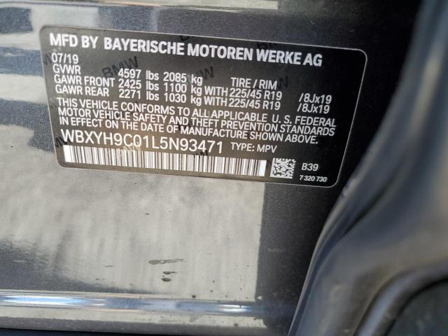 2020 BMW X2 SDRIVE2 - WBXYH9C01L5N93471