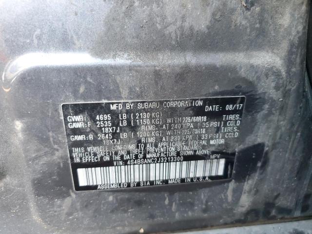 2018 SUBARU OUTBACK 2. - 4S4BSANC2J3213300