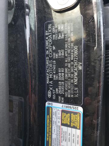 2017 KIA SPORTAGE L - KNDPMCAC1H7270600