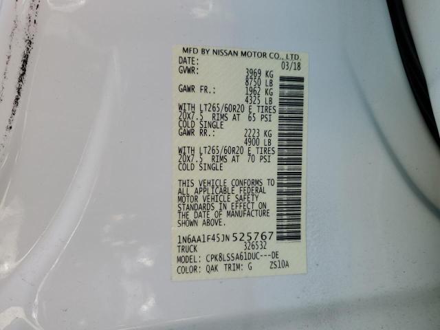 2018 NISSAN TITAN XD S 1N6AA1F45JN525767