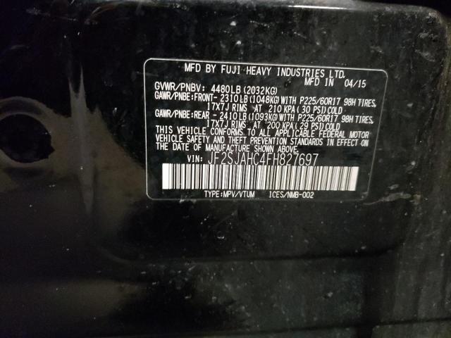 2015 SUBARU FORESTER 2 - JF2SJAHC4FH827697