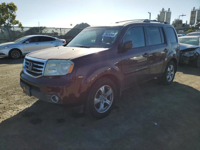 Salvage cars for sale from Copart San Diego, CA: 2012 Honda Pilot EXL