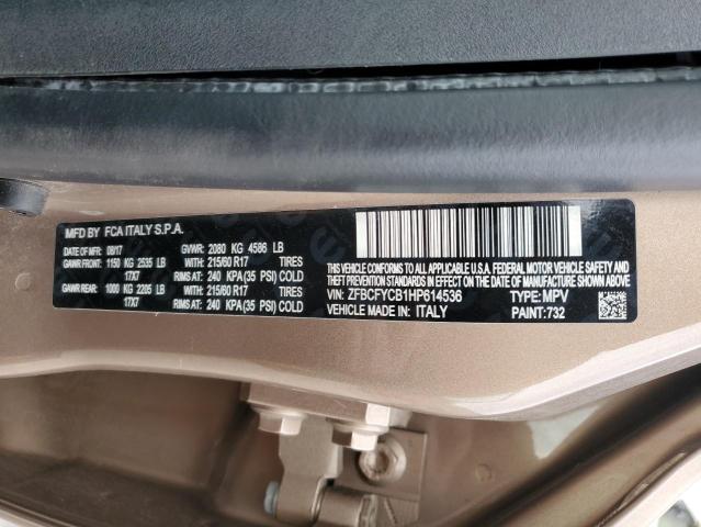 2017 FIAT 500X TREKK - ZFBCFYCB1HP614536