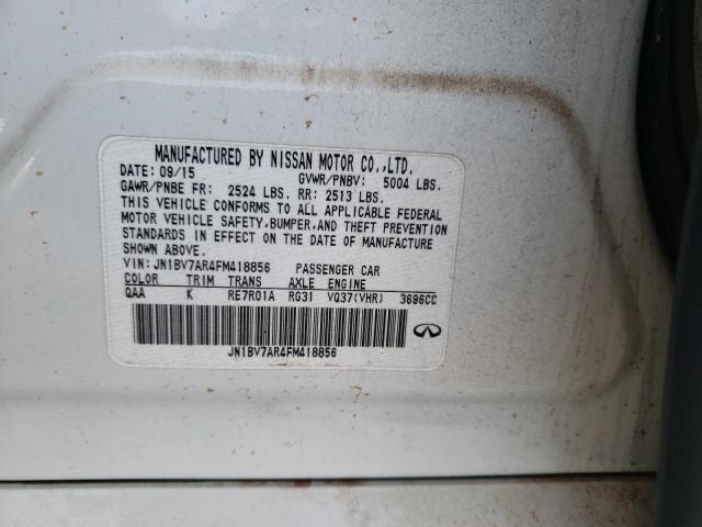2015 INFINITI Q50 BASE JN1BV7AR4FM418856