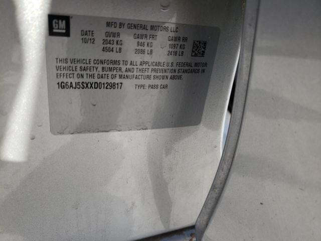 1G6AJ5SXXD0129817 Cadillac ATS