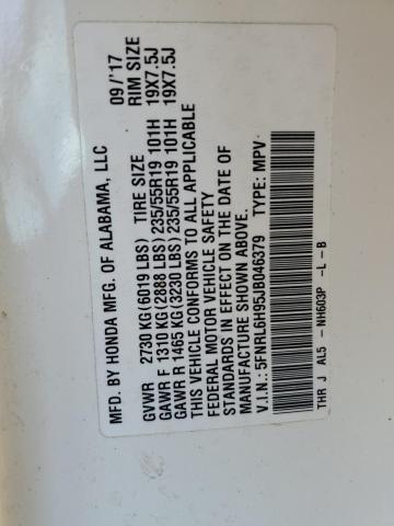 2018 HONDA ODYSSEY EL - 5FNRL6H95JB046379