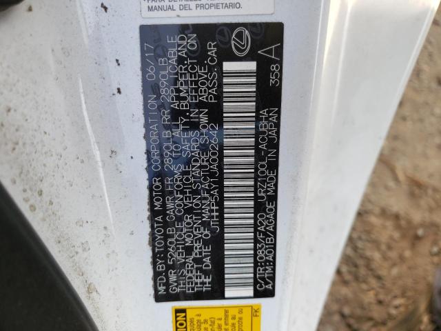 2018 LEXUS LC 500 JTHHP5AY1JA002642
