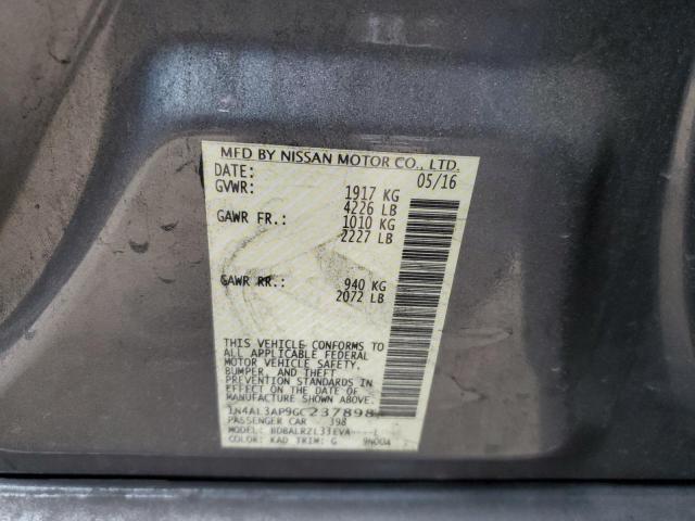 2016 NISSAN ALTIMA 2.5 - 1N4AL3AP9GC237898