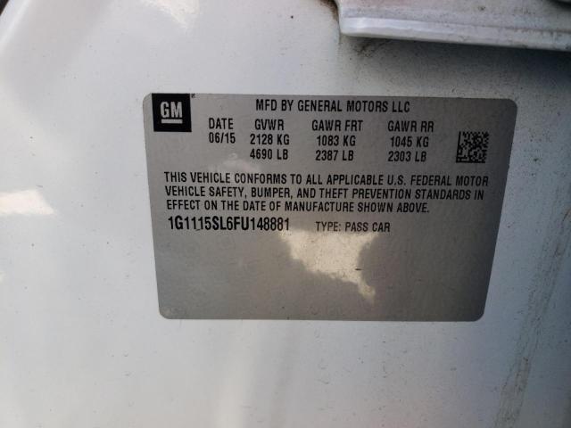 2015 CHEVROLET IMPALA LT - 1G1115SL6FU148881