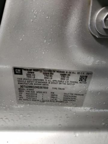 2017 GMC SIERRA K15 3GTU2MEC2HG387650