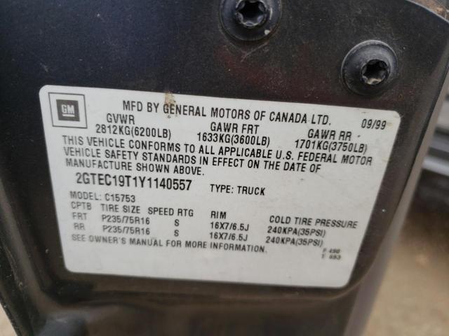 2GTEC19T1Y1140557 GMC New Sierra C1500
