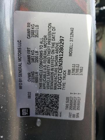 2022 CHEVROLET COLORADO L - 1GCGTCEN3N1280297