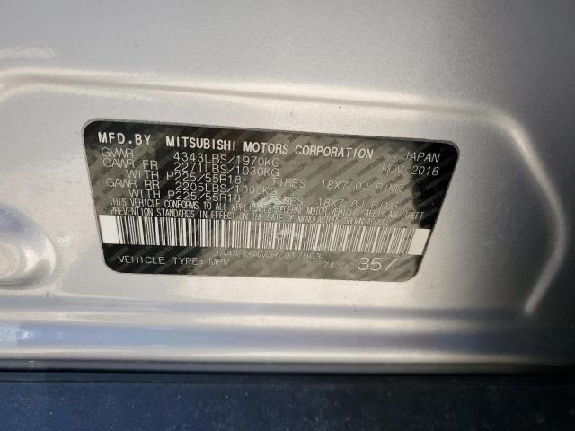 2017 MITSUBISHI OUTLANDER - JA4AR3AW0HZ017963