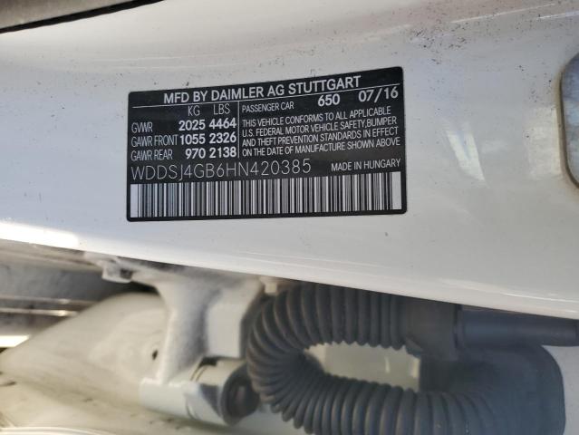 2017 MERCEDES-BENZ CLA 250 4M - WDDSJ4GB6HN420385
