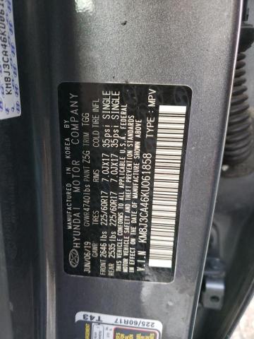 2019 HYUNDAI TUCSON LIM - KM8J3CA46KU061858
