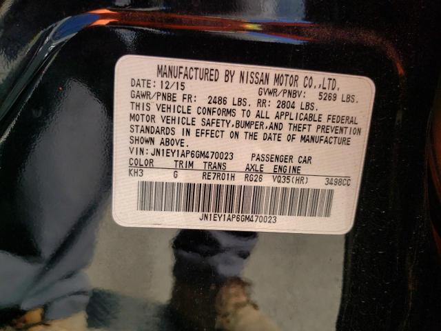 2016 INFINITI Q70 HYBRID JN1EY1AP6GM470023