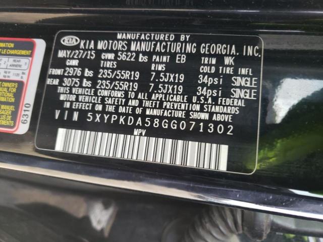 2016 KIA SORENTO - 5XYPKDA58GG071302
