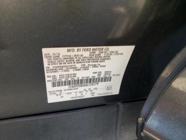 2016 FORD TAURUS SE - 1FAHP2D83GG124779