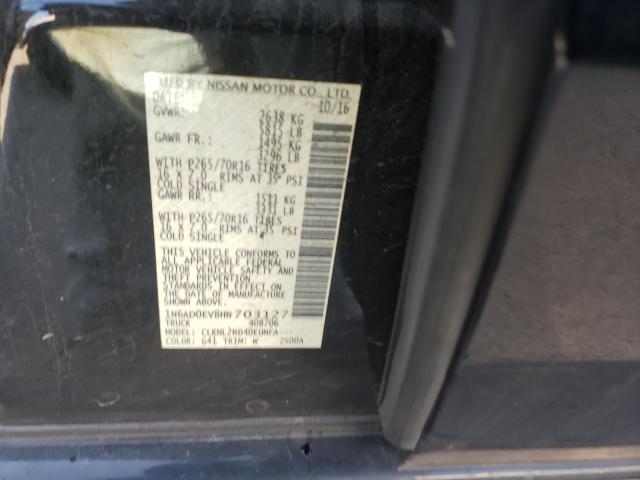 2017 NISSAN FRONTIER S - 1N6AD0EV8HN703127