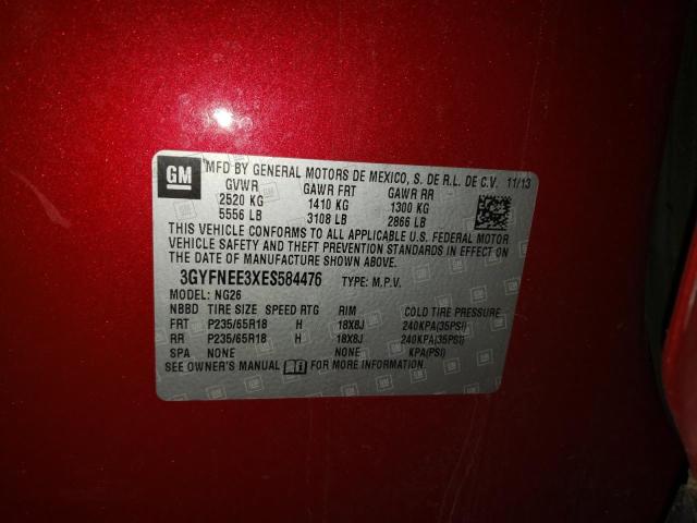 3GYFNEE3XES584476 Cadillac SRX