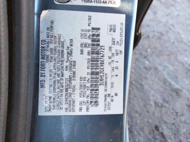 3LNHL2GC9BR767723 Lincoln MKZ