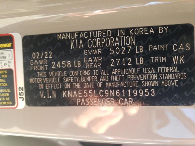 KNAE55LC9N6119953 KIA Stinger Gt2