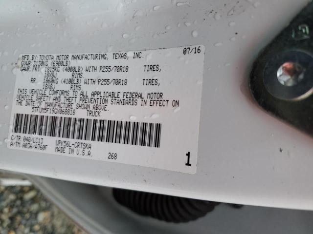 2016 TOYOTA TUNDRA DOU - 5TFUM5F19GX068818