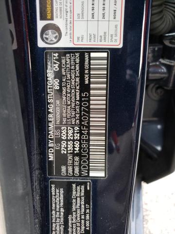 2015 MERCEDES-BENZ S 550 4MAT - WDDUG8FB4FA077015