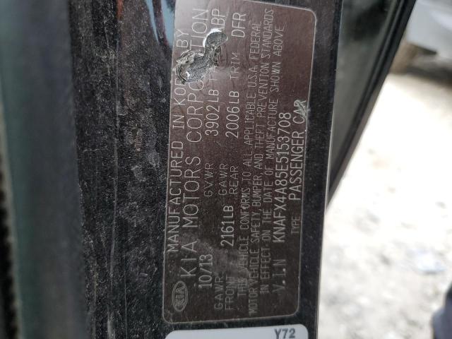 KNAFX4A85E5153708 KIA FORTE EX