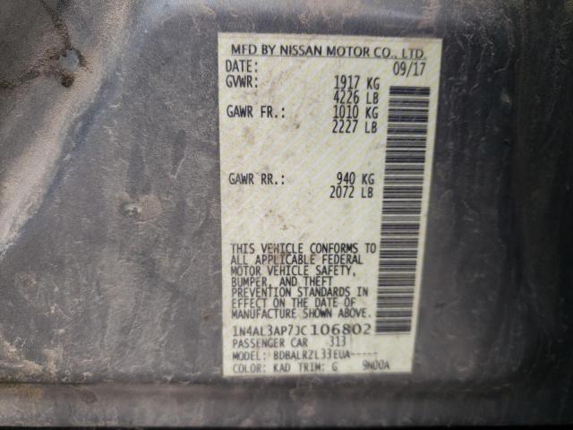 1N4AL3AP7JC106802 Nissan Altima