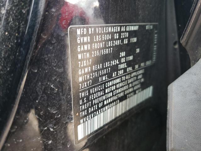 2017 VOLKSWAGEN TIGUAN WOL - WVGSV7AXXHW509919