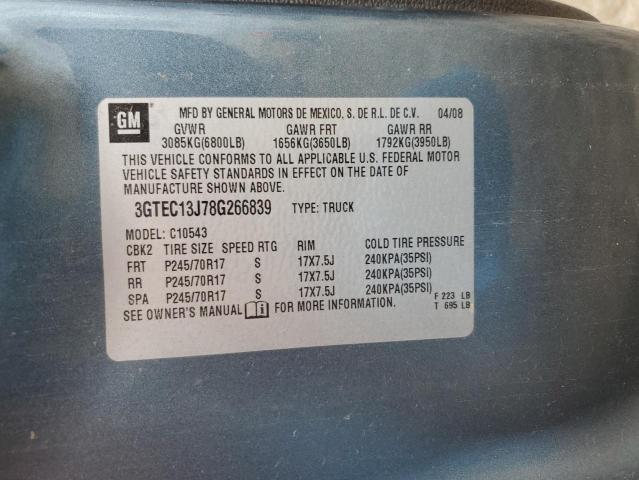 3GTEC13J78G266839 GMC Sierra C1500