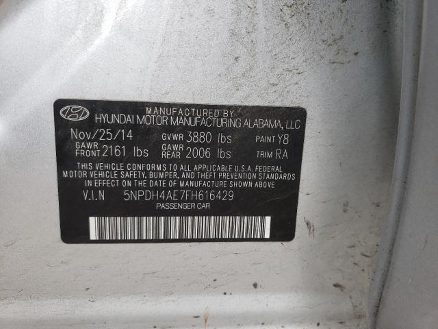 2015 HYUNDAI ELANTRA SE - 5NPDH4AE7FH616429