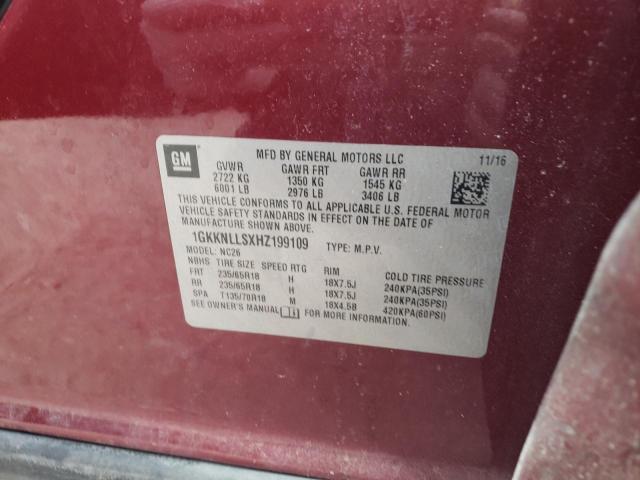 2017 GMC ACADIA SLE - 1GKKNLLSXHZ199109