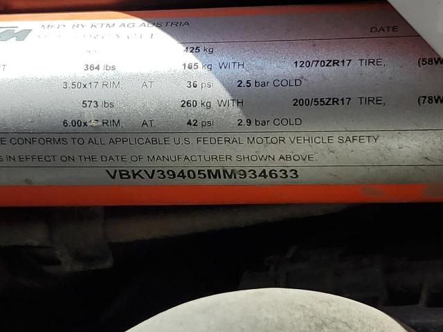 2021 KTM 1290 SUPER - VBKV39405MM934633